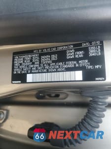 Zdjęcie 13 z 13 samochodu: 2011 VOLVO XC60 3.2 VIN:YV4940DZ9B2148141 - miniatura