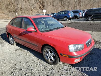 Czwarte zdjęcie samochodu z boku: 2001 HYUNDAI ELANTRA GLS VIN:KMHDN55DX3U093341 - miniatura