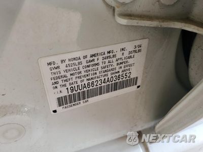 Zdjęcie 14 z 14 samochodu: 2004 ACURA TL VIN:19UUA66234A036552 - miniatura