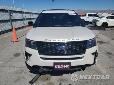 Piąte zdjęcie samochodu w środku: 2018 FORD EXPLORER SPORT VIN:1FM5K8GT3JGB56827 - miniatura