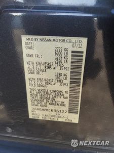 Zdjęcie 15 z 15 samochodu: 2012 NISSAN PATHFINDER S VIN:5N1AR1NN9CC636127 - miniatura