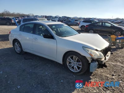 Czwarte zdjęcie samochodu z boku: 2012 INFINITI G25 VIN:JN1DV6AR5CM862410 - miniatura
