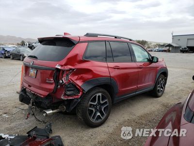 Trzecie zdjęcie samochodu z tyłu: 2022 HONDA PASSPORT ELITE VIN:5FNYF8H07NB019772 - miniatura