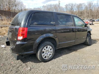 Trzecie zdjęcie samochodu z tyłu: 2018 DODGE GRAND CARAVAN SE VIN:2C7WDGBG0JR164618 - miniatura