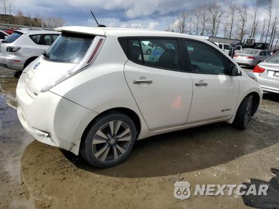 Trzecie zdjęcie samochodu z tyłu: 2015 NISSAN LEAF S VIN:1N4AZ0CPXFC335136 - miniatura