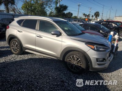 Czwarte zdjęcie samochodu z boku: 2021 HYUNDAI TUCSON LIMITED VIN:KM8J33AL5MU320298 - miniatura
