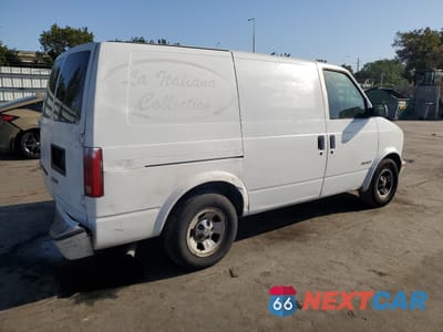 Trzecie zdjęcie samochodu z tyłu: 2000 CHEVROLET ASTRO VIN:1GCDM19W9YB148845 - miniatura