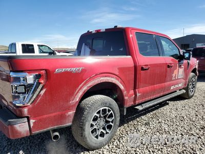 Trzecie zdjęcie samochodu z tyłu: 2022 FORD F150 SUPERCREW VIN:1FTFW1E84NKD40387 - miniatura