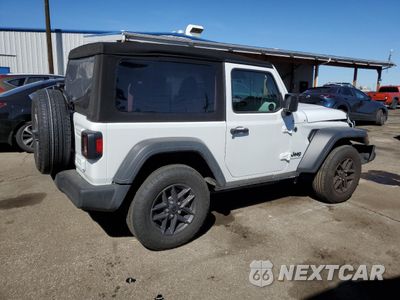 Trzecie zdjęcie samochodu z tyłu: 2024 JEEP WRANGLER SPORT VIN:1C4PJXAG1RW349260 - miniatura