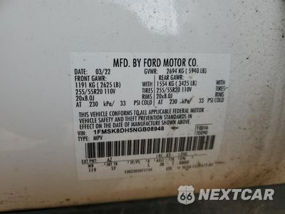 Zdjęcie 15 z 16 samochodu: 2022 FORD EXPLORER XLT VIN:1FMSK8DH5NGB08948 - miniatura