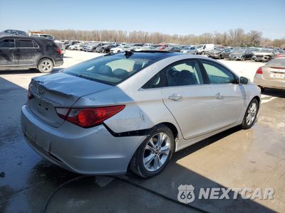 Trzecie zdjęcie samochodu z tyłu: 2012 HYUNDAI SONATA SE VIN:5NPEC4AC4CH494867 - miniatura