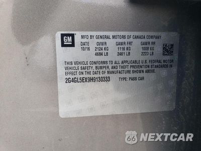 Zdjęcie 12 z 12 samochodu: 2017 BUICK REGAL SPORT TOURING VIN:2G4GL5EX9H9130333 - miniatura