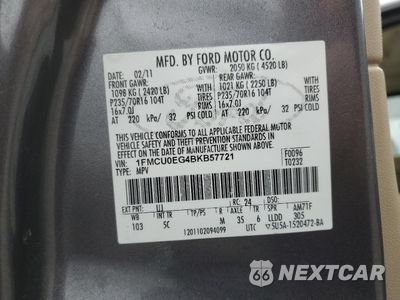 Zdjęcie 13 z 13 samochodu: 2011 FORD ESCAPE LIMITED VIN:1FMCU0EG4BKB57721 - miniatura