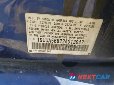 Zdjęcie 14 z 14 samochodu: 2002 ACURA 3.2TL TYPE-S VIN:19UUA56822A013047 - miniatura
