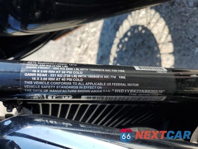 Zdjęcie 9 z 9 samochodu: 2019 HARLEY-DAVIDSON FLHCS VIN:1HD1YBK22KB035510 - miniatura