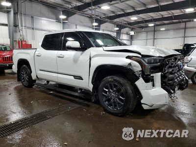 Czwarte zdjęcie samochodu z boku: 2022 TOYOTA TUNDRA CREWMAX PLATINUM VIN:5TFNC5DB6NX012772 - miniatura