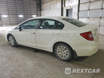 Drugie zdjęcie samochodu z przodu: 2012 HONDA CIVIC LX VIN:19XFB2F5XCE025499 - miniatura