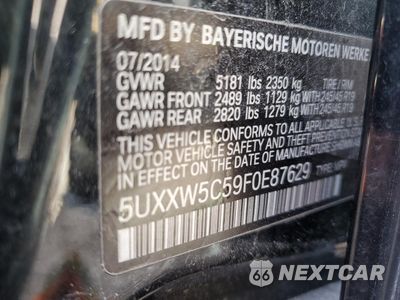 Zdjęcie 13 z 13 samochodu: 2015 BMW X4 XDRIVE35I VIN:5UXXW5C59F0E87629 - miniatura