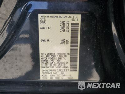 Zdjęcie 14 z 14 samochodu: 2015 NISSAN ALTIMA 2.5 VIN:1N4AL3AP9FC101317 - miniatura