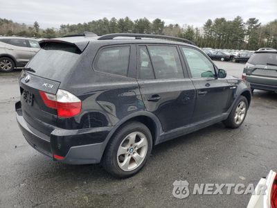Trzecie zdjęcie samochodu z tyłu: 2007 BMW X3 3.0SI VIN:WBXPC93487WF25457 - miniatura