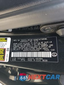 Zdjęcie 14 z 14 samochodu: 2025 LEXUS ES 300H BASE VIN:58ADA1C10SU059140 - miniatura