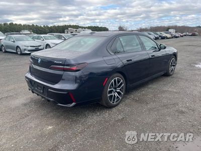 Trzecie zdjęcie samochodu z tyłu: 2024 BMW 750 XE VIN:WBA43EH09RCP94340 - miniatura