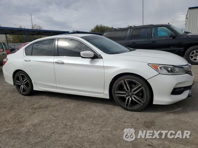 Czwarte zdjęcie samochodu z boku: 2017 HONDA ACCORD SPORT VIN:1HGCR2F54HA038436 - miniatura
