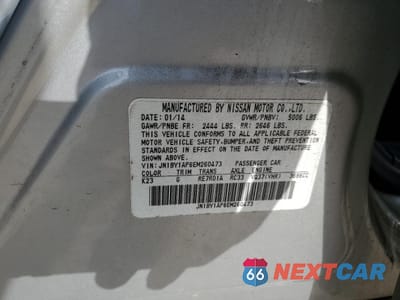Zdjęcie 12 z 12 samochodu: 2014 INFINITI Q70 3.7 VIN:JN1BY1AP6EM260473 - miniatura