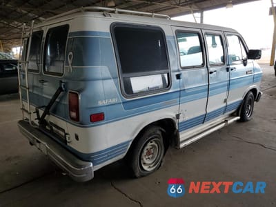 Trzecie zdjęcie samochodu z tyłu: 1990 DODGE RAM VAN B150 VIN:2B7GB11X0LK779770 - miniatura