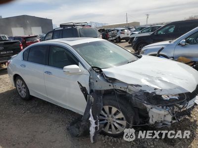 Czwarte zdjęcie samochodu z boku: 2014 HONDA ACCORD EXL VIN:1HGCR2F88EA195165 - miniatura