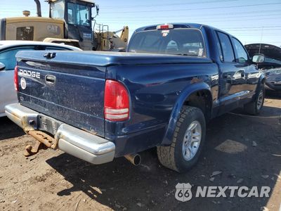 Trzecie zdjęcie samochodu z tyłu: 2016 DODGE DAKOTA QUAD SLT VIN:1B7HL48N02S620632 - miniatura