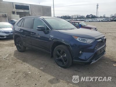 Czwarte zdjęcie samochodu z boku: 2021 TOYOTA RAV4 XSE VIN:4T3E6RFV6MU030908 - miniatura