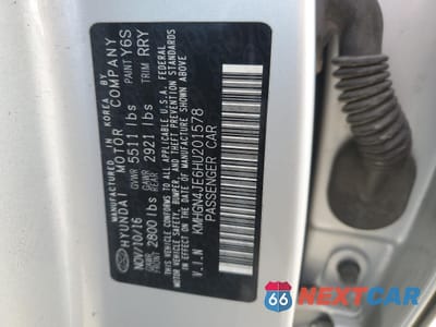 Zdjęcie 14 z 14 samochodu: 2017 GENESIS G80 BASE VIN:KMHGN4JE6HU201578 - miniatura