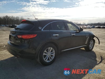 Trzecie zdjęcie samochodu z tyłu: 2017 INFINITI QX70 VIN:JN8CS1MW7HM414848 - miniatura