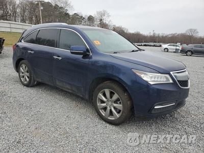 Czwarte zdjęcie samochodu z boku: 2015 ACURA MDX ADVANCE VIN:5FRYD3H80FB014718 - miniatura
