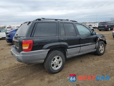 Trzecie zdjęcie samochodu z tyłu: 2000 JEEP GRAND CHEROKEE LAREDO VIN:1J4GW4856YC420845 - miniatura