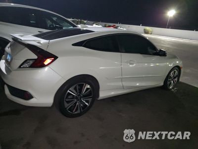 Trzecie zdjęcie samochodu z tyłu: 2017 HONDA CIVIC EXL VIN:2HGFC3B70HH351352 - miniatura