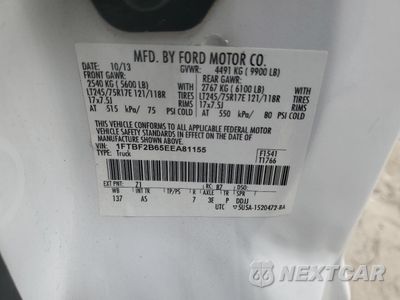 Zdjęcie 12 z 12 samochodu: 2014 FORD F250 SUPER DUTY VIN:1FTBF2B65EEA81155 - miniatura