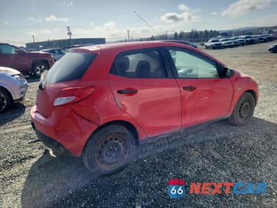 Trzecie zdjęcie samochodu z tyłu: 2012 MAZDA MAZDA2 VIN:JM1DE1KY3C0143640 - miniatura