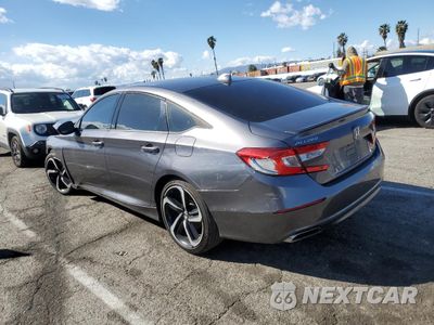 Drugie zdjęcie samochodu z przodu: 2019 HONDA ACCORD SPORT VIN:1HGCV1F35KA123202 - miniatura