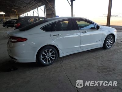 Trzecie zdjęcie samochodu z tyłu: 2017 FORD FUSION SE HYBRID VIN:3FA6P0LU9HR408969 - miniatura
