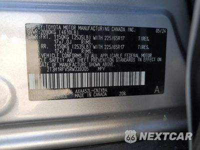 Zdjęcie 15 z 15 samochodu: 2024 TOYOTA RAV4 LE VIN:2T3H1RFV5RW339305 - miniatura