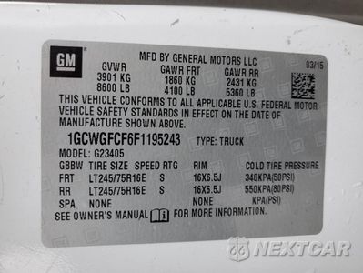 Zdjęcie 13 z 13 samochodu: 2015 CHEVROLET EXPRESS G2500 VIN:1GCWGFCF6F1195243 - miniatura