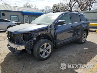 2014 TOYOTA HIGHLANDER LIMITED 5TDYKRFH5ES021770 - główne zdjęcie licytacji z USA - miniatura