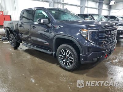 Czwarte zdjęcie samochodu z boku: 2022 GMC SIERRA K1500 AT4 VIN:1GTPUEEL9NZ524995 - miniatura