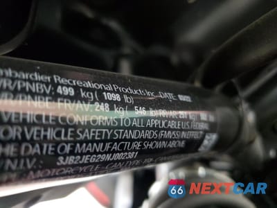 Zdjęcie 9 z 9 samochodu: 2022 CAN-AM RYKER SPORT VIN:3JB2JEG29NJ002381 - miniatura
