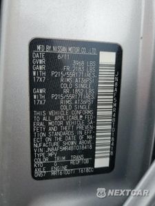 Zdjęcie 14 z 14 samochodu: 2011 NISSAN JUKE S VIN:JN8AF5MR4BT018418 - miniatura