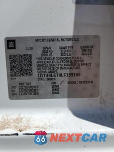 Zdjęcie 13 z 13 samochodu: 2020 GMC SIERRA K2500 HEAVY DUTY VIN:1GT49LE78LF159168 - miniatura