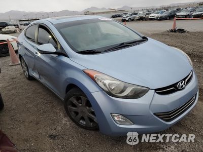 Czwarte zdjęcie samochodu z boku: 2013 HYUNDAI ELANTRA GLS VIN:KMHDH4AE9DU515424 - miniatura