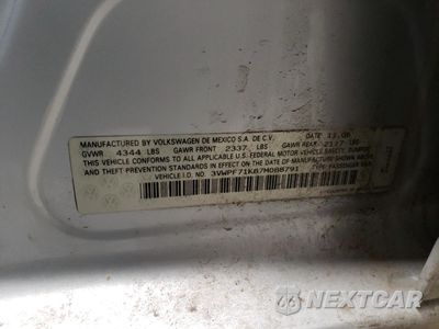 Zdjęcie 12 z 12 samochodu: 2007 VOLKSWAGEN JETTA 2.5 VIN:3VWPF71K87M088791 - miniatura